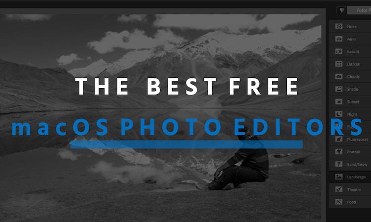 Best free photo editing software for mac os x